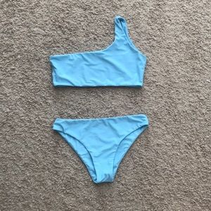 one shoulder bikini